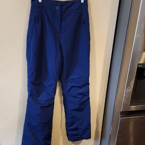 Lands End XS EUC SNOW PANTS Blue Snow Pants - Picture 1 of 6